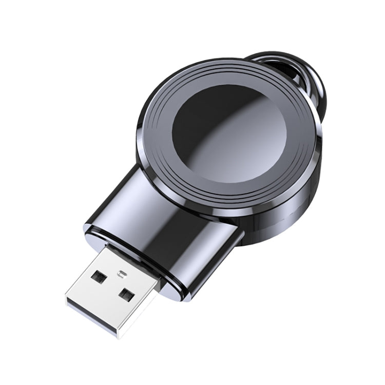 Frerndorf | K02 Universeller Tragbarer Magnetischer Wireless Ladegerät für Apple Watch Series 6 / 5 / SE / 4 / 3 / 2 / 1 (Schwarz)