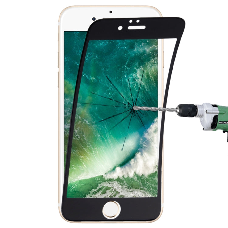 Frendorf | 0.1mm 9H Full Screen Flexibles Glasfaser-Schutzglas für iPhone 8 Plus & 7 Plus (Schwarz)