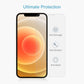 Frendorf | Für iPhone 12 / 12 Pro 50 Stück 0,26 mm 9H 2,5D gehärtete Glasfolie (Offenes Loch)