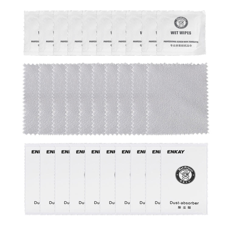 Frendorf | 10 PCS ENKAY für iPhone 8 Plus & 7 Plus 0,26 mm 9H Härte 2,5D gebogenes gehärtetes Glas Bildschirmfolie