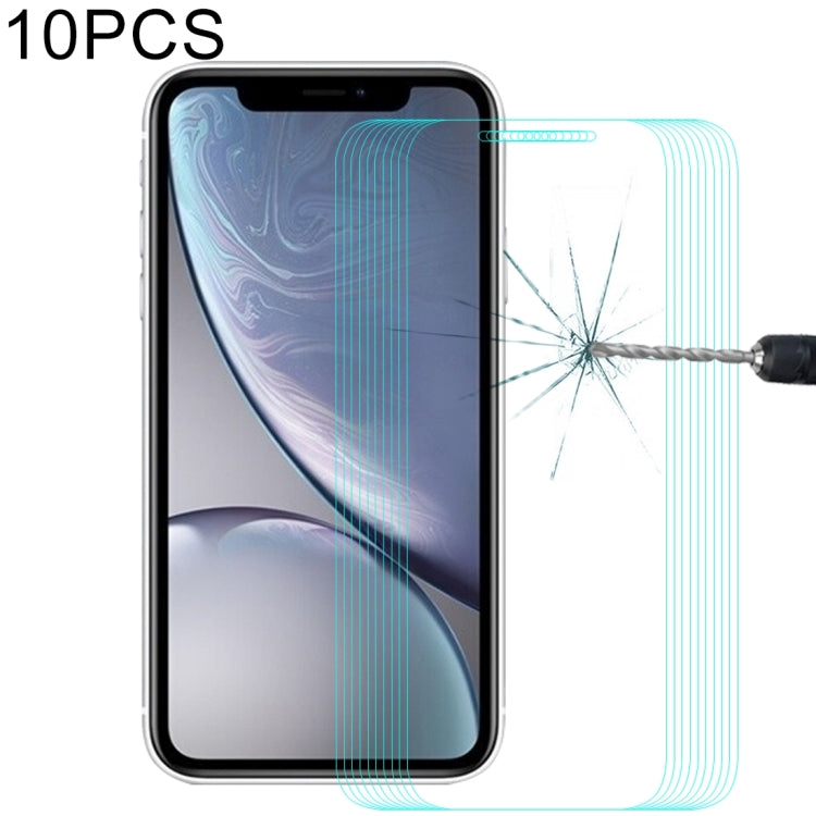 Frendorf | Für iPhone XR 10 Stück ENKAY Hat-Prince 0,26 mm 9H 2,5D Gehärtetes Glas Film