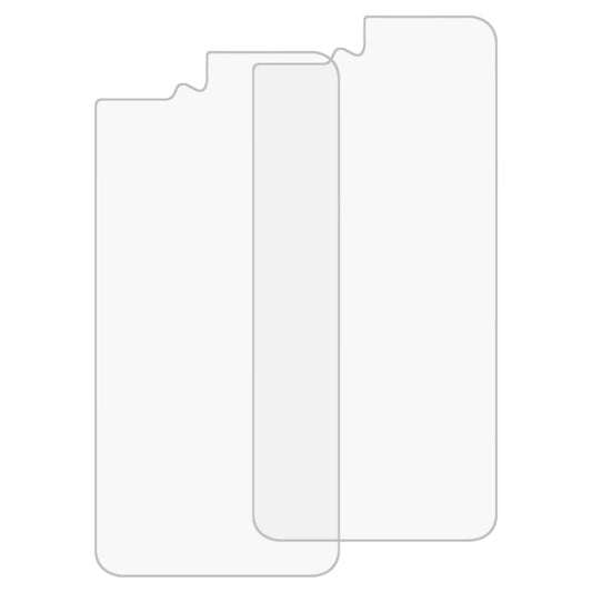 Frendorf | 2 PCS für iPhone 8 Plus & 7 Plus 0.3mm 9H Oberflächenhärte 2.5D gewölbte Kante explosionssicher Premium gehärtetes Glas Rückbildschirm Schutzfolie
