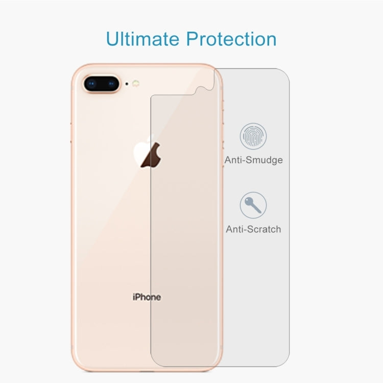 Frendorf | 2 PCS für iPhone 8 Plus & 7 Plus 0.3mm 9H Oberflächenhärte 2.5D gewölbte Kante explosionssicher Premium gehärtetes Glas Rückbildschirm Schutzfolie