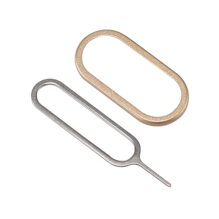 Frendorf | Für iPhone X Rückkamera-Linsen Schutzring Abdeckung mit Tray Eject Tool Nadel (Gold)