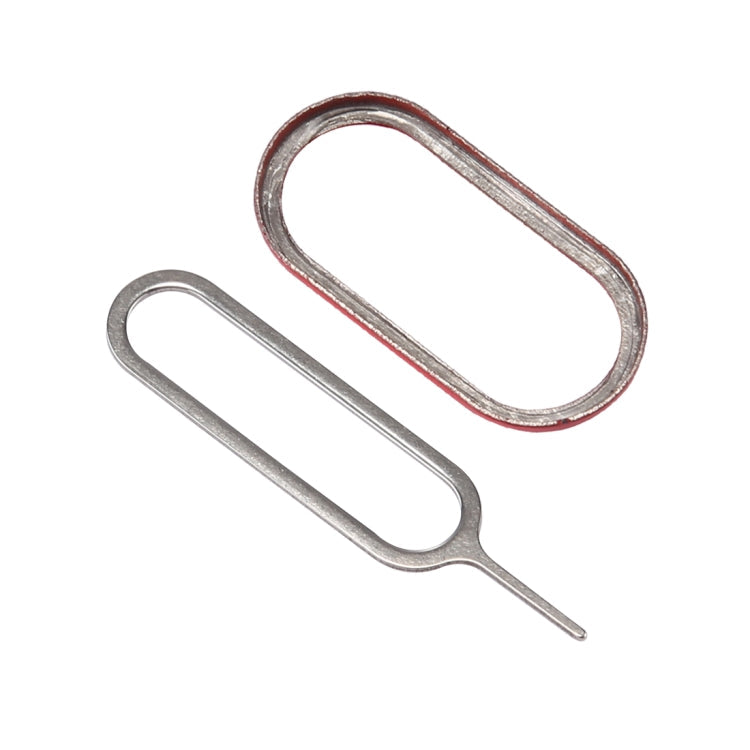 Frendorf | Für iPhone X Rückkamera Linsen Schutzring Cover mit Tray Eject Tool Nadel (Rot)