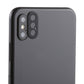 Frendorf | Rückkamera Linsen Schutzring Abdeckung mit Tray Eject Tool Nadel für iPhone XS Max (Schwarz)