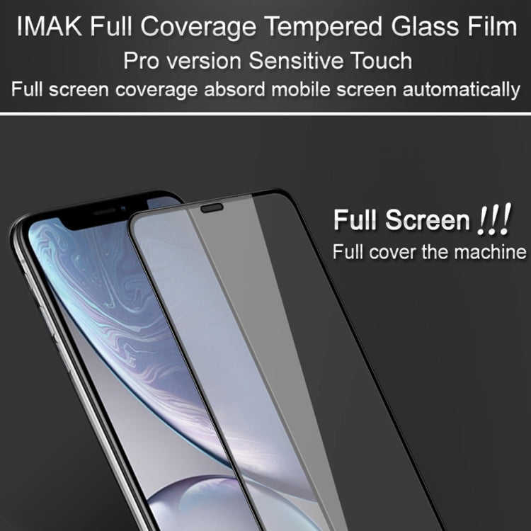 Frendorf | Für iPhone XR IMAK 9H Oberflächenhärte Vollbild-gehärtete Glasschutzfolie (Schwarz)