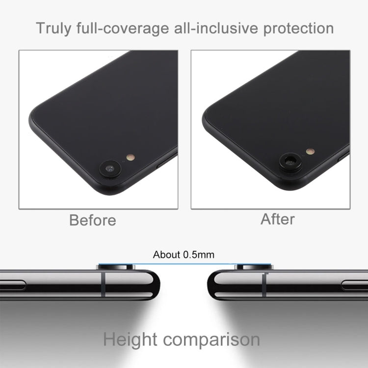 Frendorf | Rückkamera-Linsen-Schutzringabdeckung mit Auswurfstift für iPhone XR (Weiß)