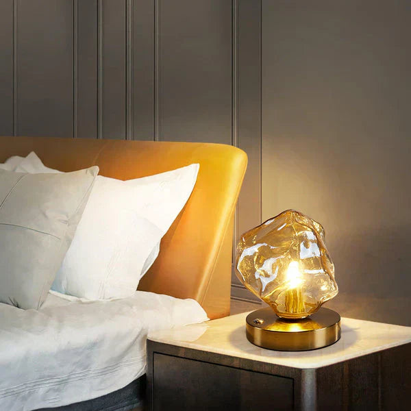 Frendorf | CrystalGlow - künstlerische Tischlampe aus Glas