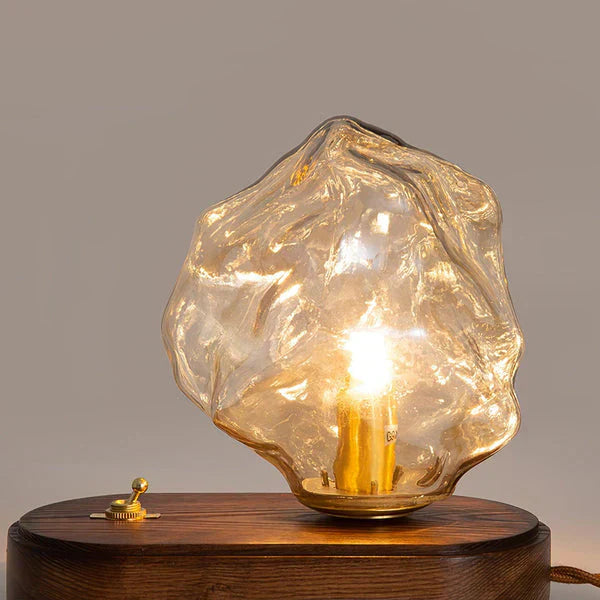 Frendorf | CrystalGlow - künstlerische Tischlampe aus Glas