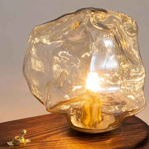 Frendorf | CrystalGlow - künstlerische Tischlampe aus Glas