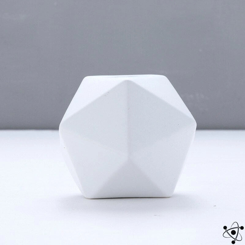 Frendorf | GeoArt Ikosaeder-Skulptur | Moderne Dekoration aus Metall | Geometrisches Design für Zuhause