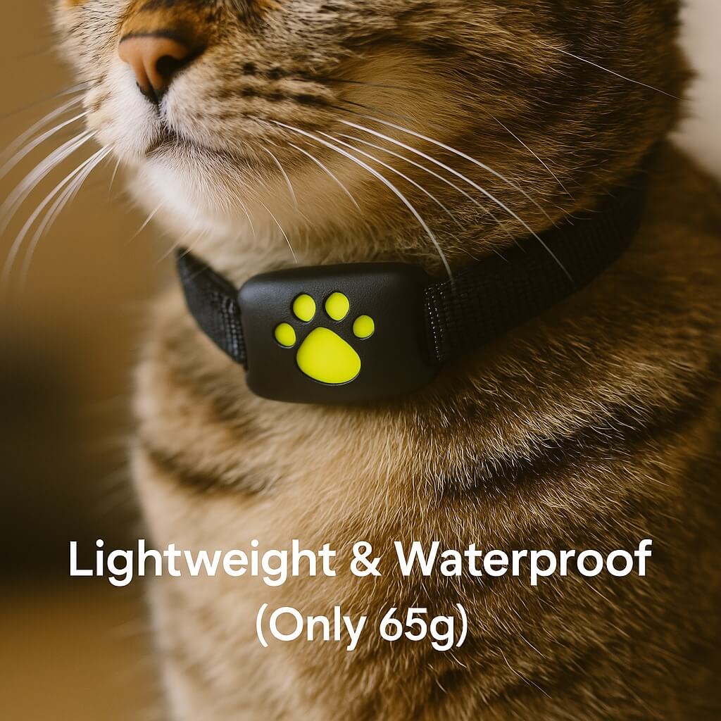 Frendorf | #1 Finde GPS Katzen Tracker mit Echtzeit-Standort, wasserdichtem Design und Aktivitätsüberwachung für Sicherheit und Tracking von Haustieren