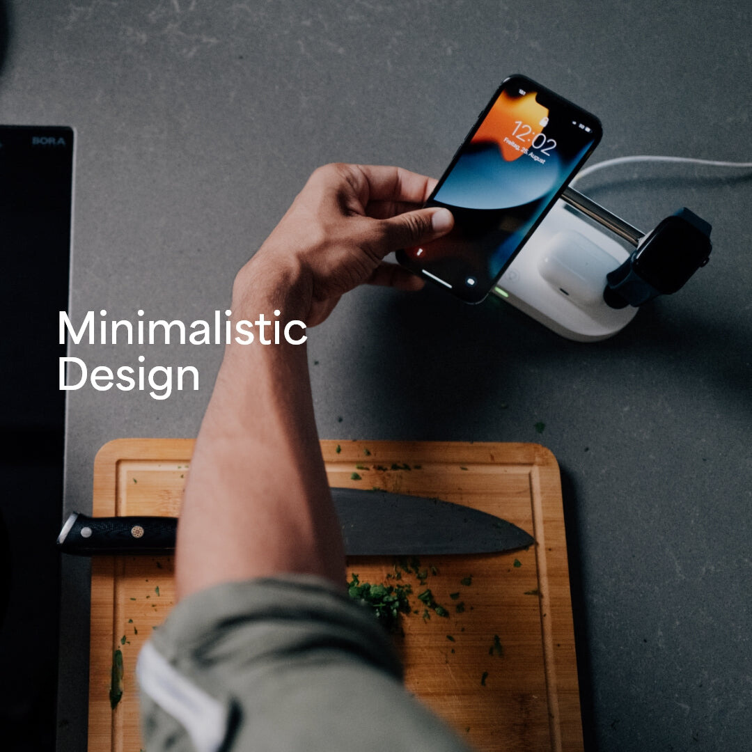 Frendorf | 3-in-1 Drahtloses Ladegerät - Effizientes Laden für all Ihre Geräte