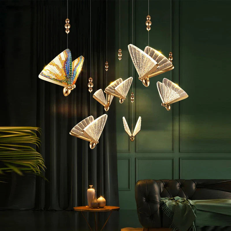 Frendorf – Schmetterling-inspirierte Hängeleuchte