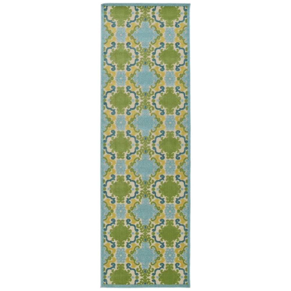 Eine WELT DER FRISCHE KOLLEKTION Blau Weicher Teppich