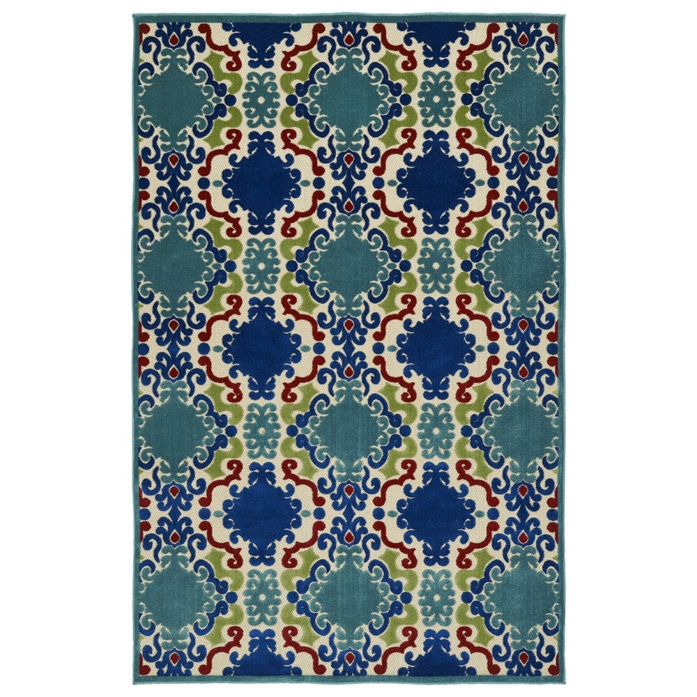 Eine WELT DER FRISCHE KOLLEKTION Blau Weicher Teppich