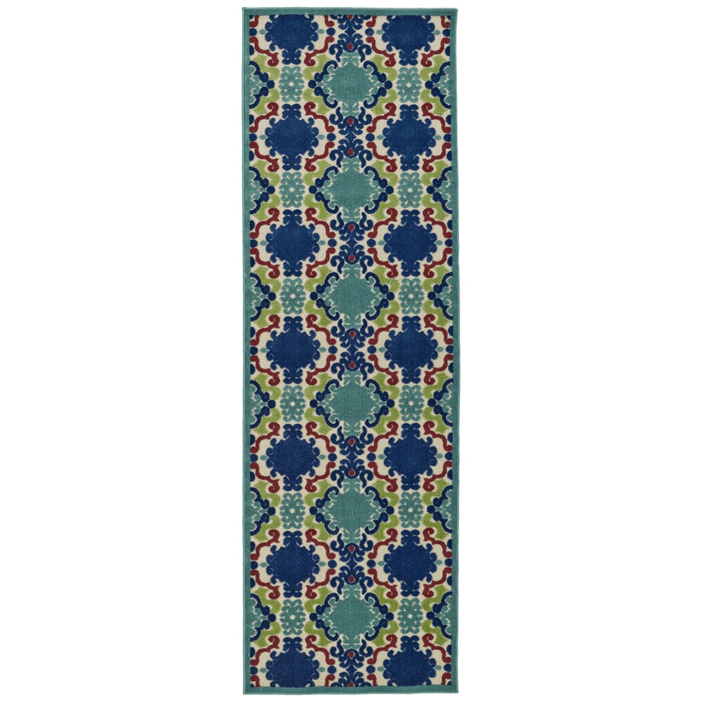 Eine WELT DER FRISCHE KOLLEKTION Blau Weicher Teppich