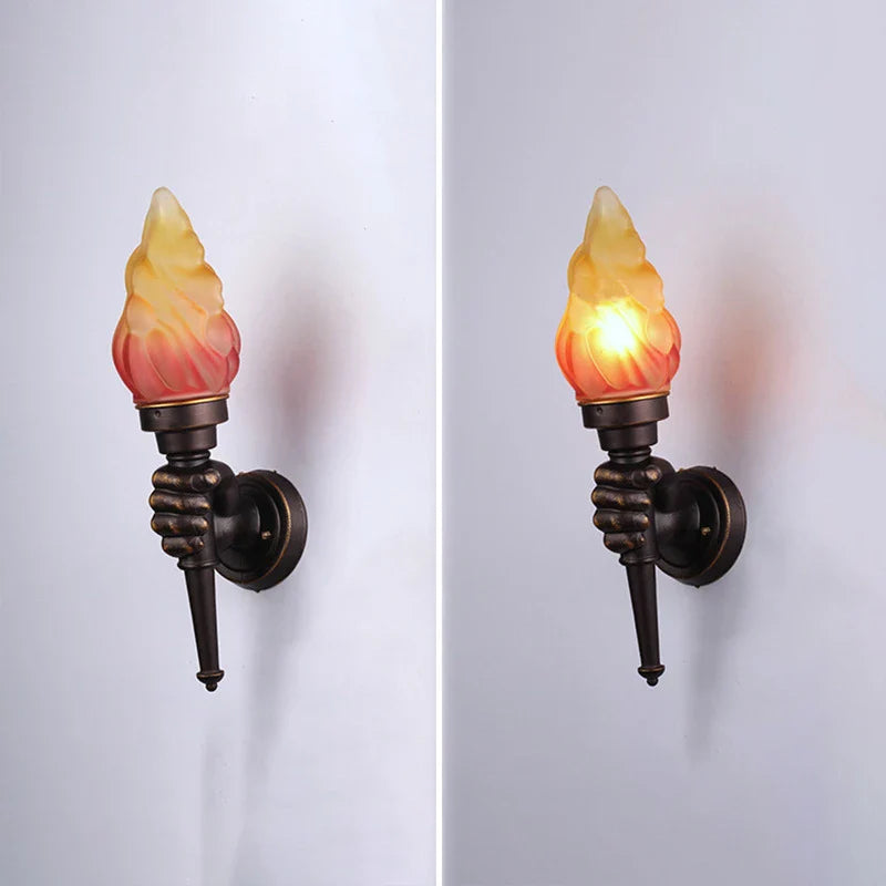 LoftCreative - Industrielle Fackellampe