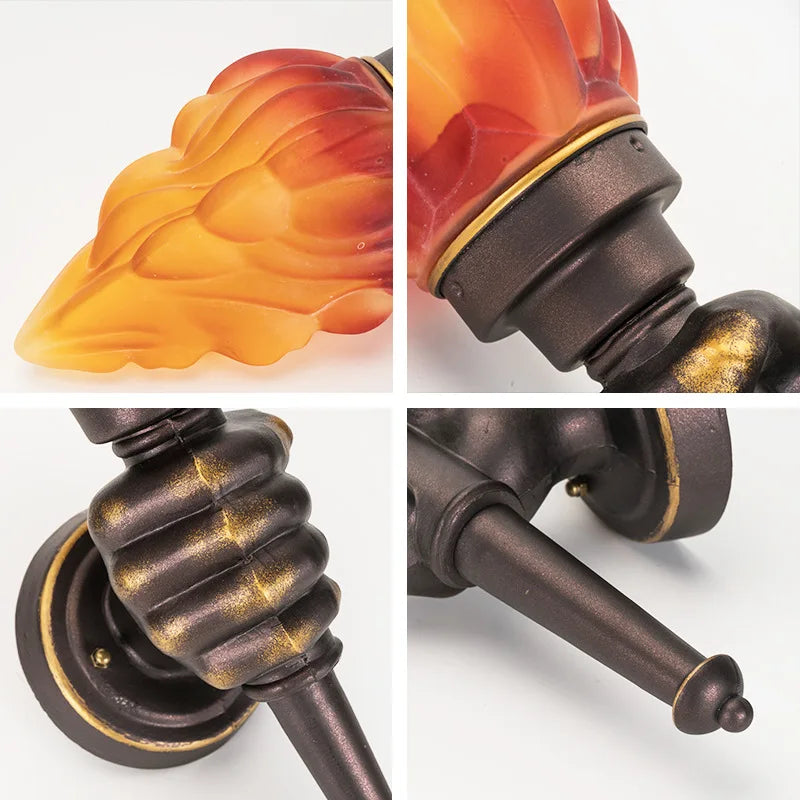 LoftCreative - Industrielle Fackellampe