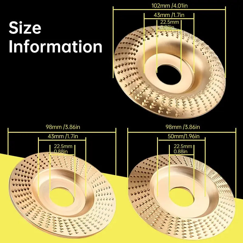 Frendorf | 3-in-1 Schleifscheiben-Set für präzise Holzarbeiten