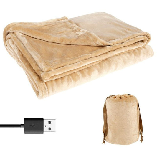 Frendorf | kabelloses elektrisches Heizblanket | USB wiederaufladbare Fleece-Heizdecke