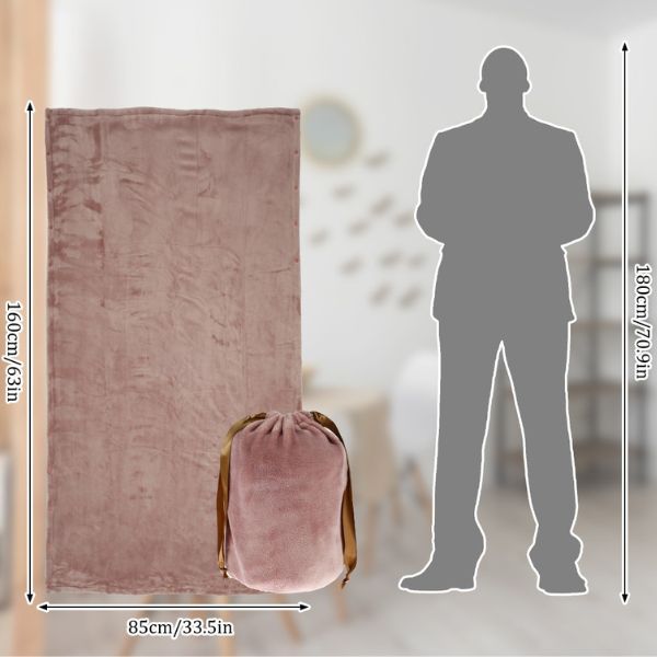 Frendorf | kabelloses elektrisches Heizblanket | USB wiederaufladbare Fleece-Heizdecke