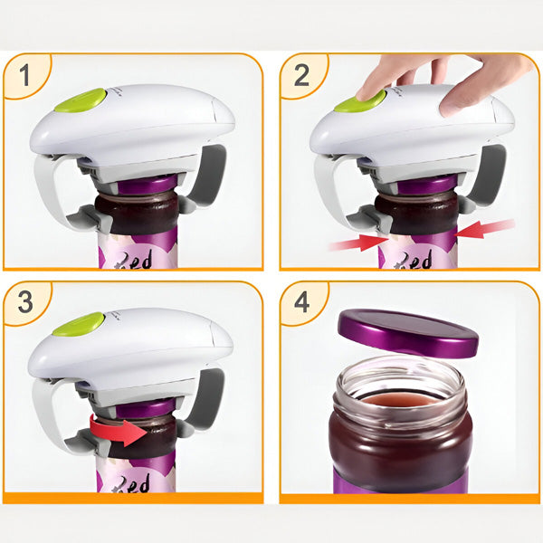 Frendorf | Automatischer Deckelöffner für Gläser aller Größen