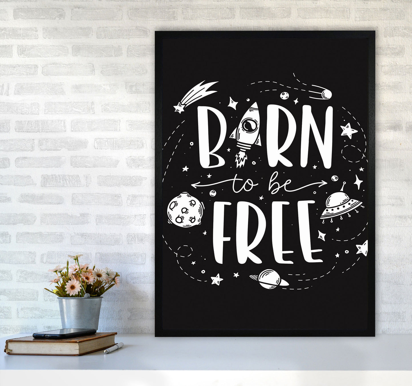 Geboren, um frei zu sein Kunstdruck