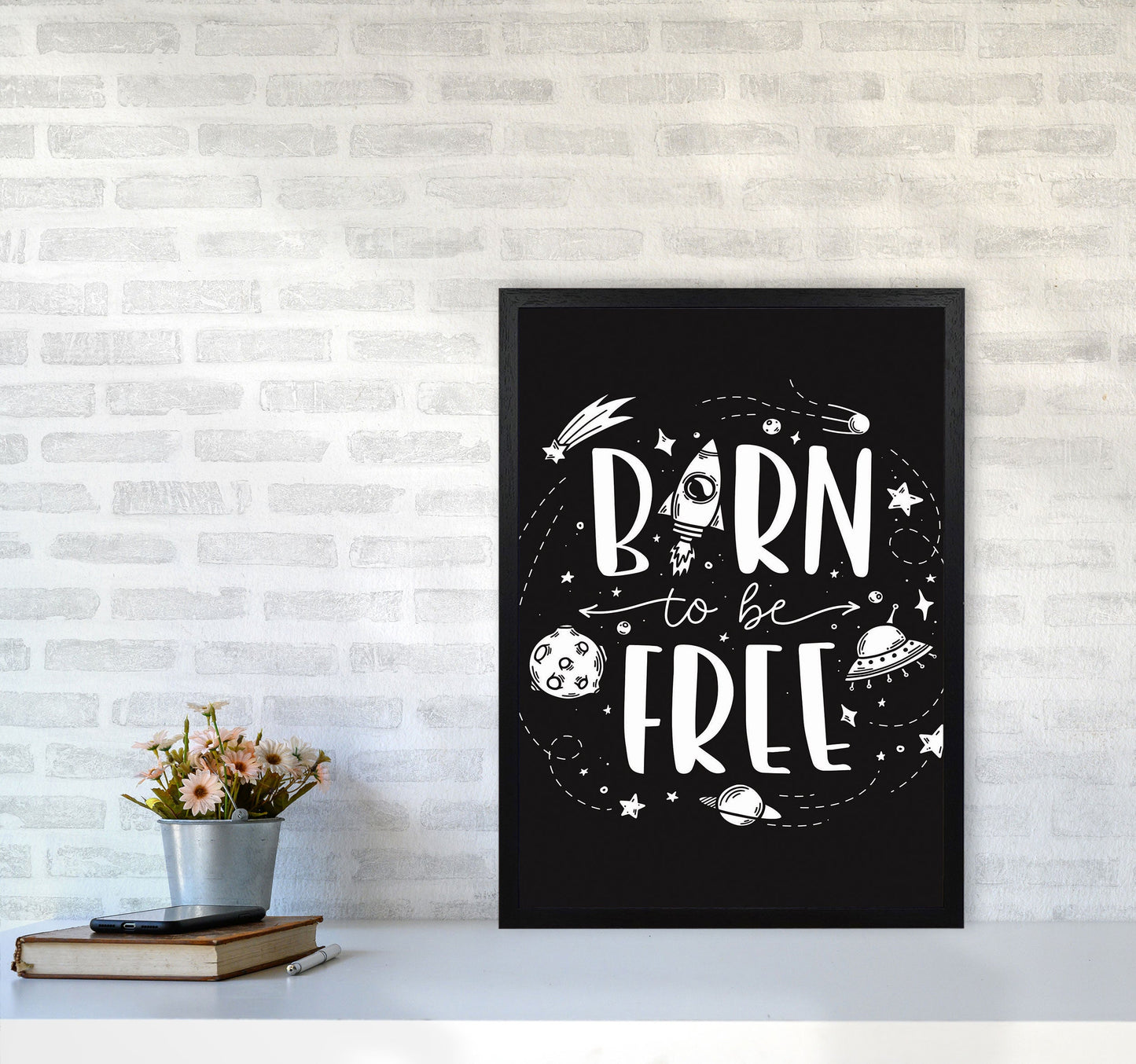 Geboren, um frei zu sein Kunstdruck