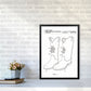 Cowboy Stiefel Patent Kunstdruck