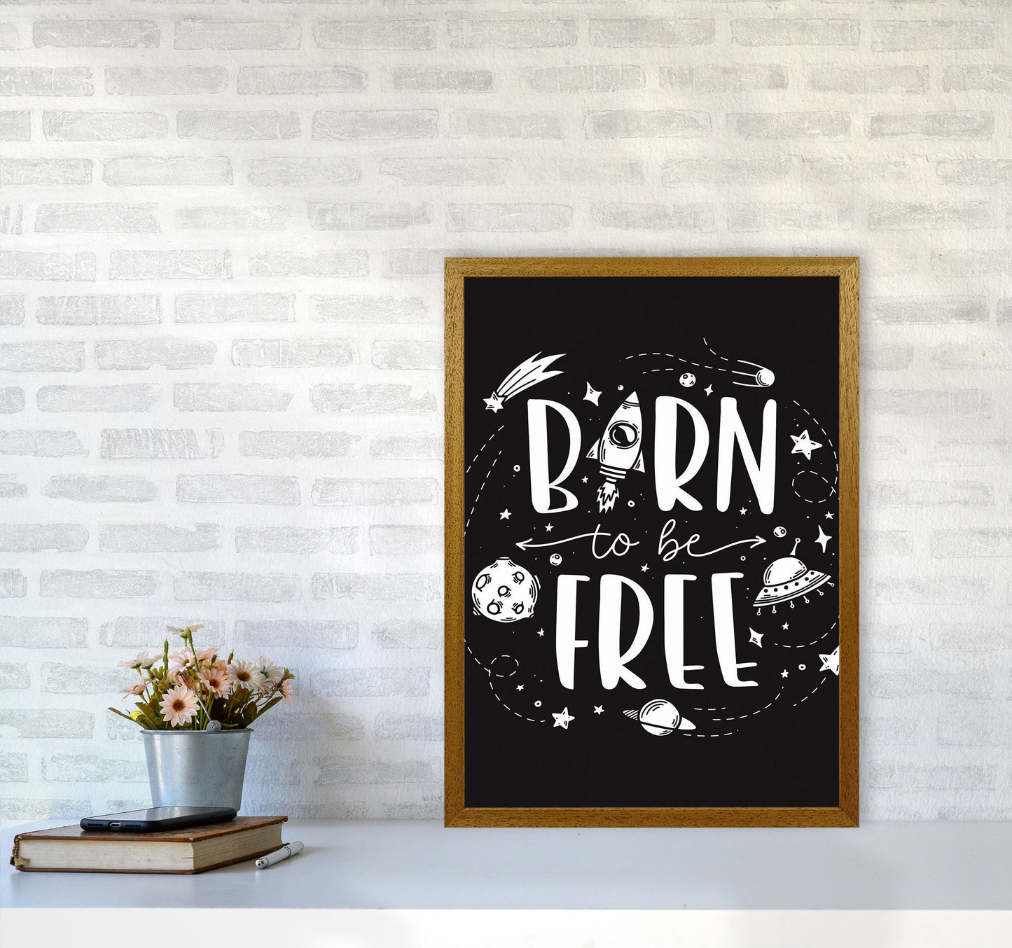 Geboren, um frei zu sein Kunstdruck