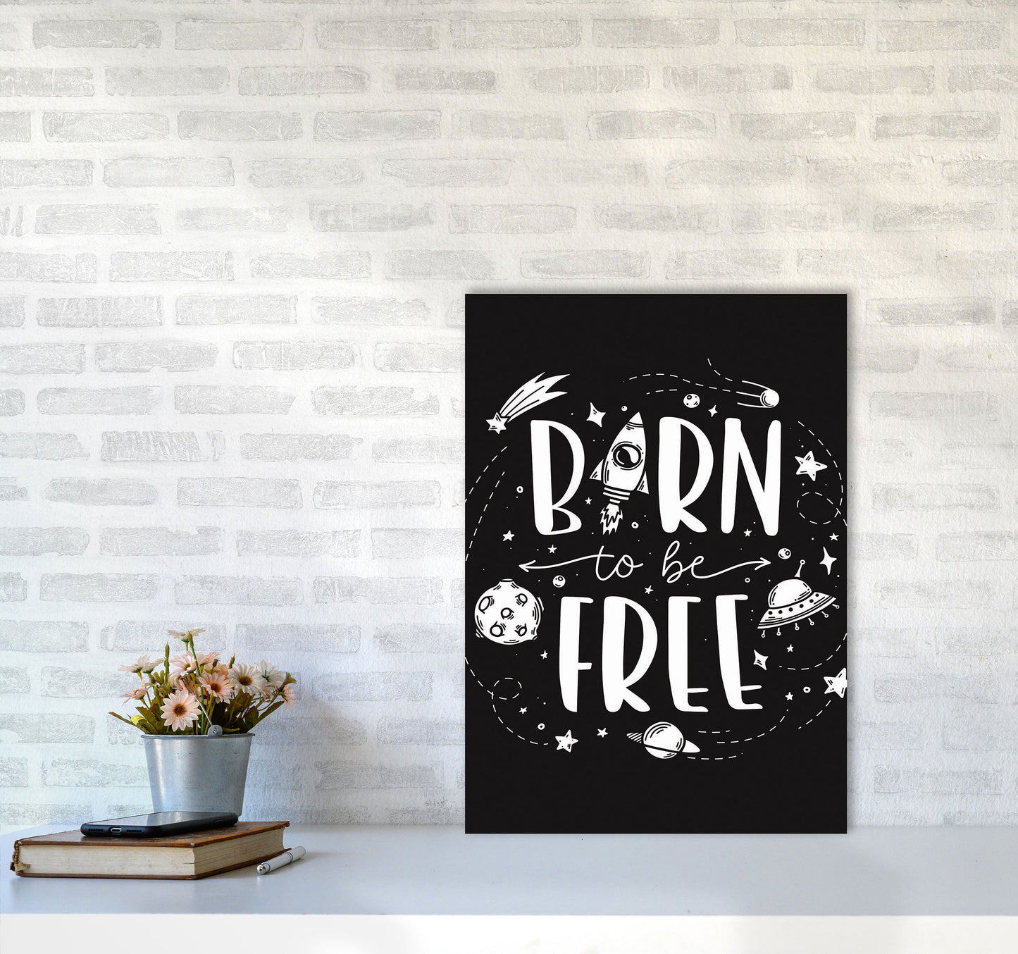 Geboren, um frei zu sein Kunstdruck