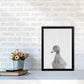 Neugieriger Enten Kunstdruck