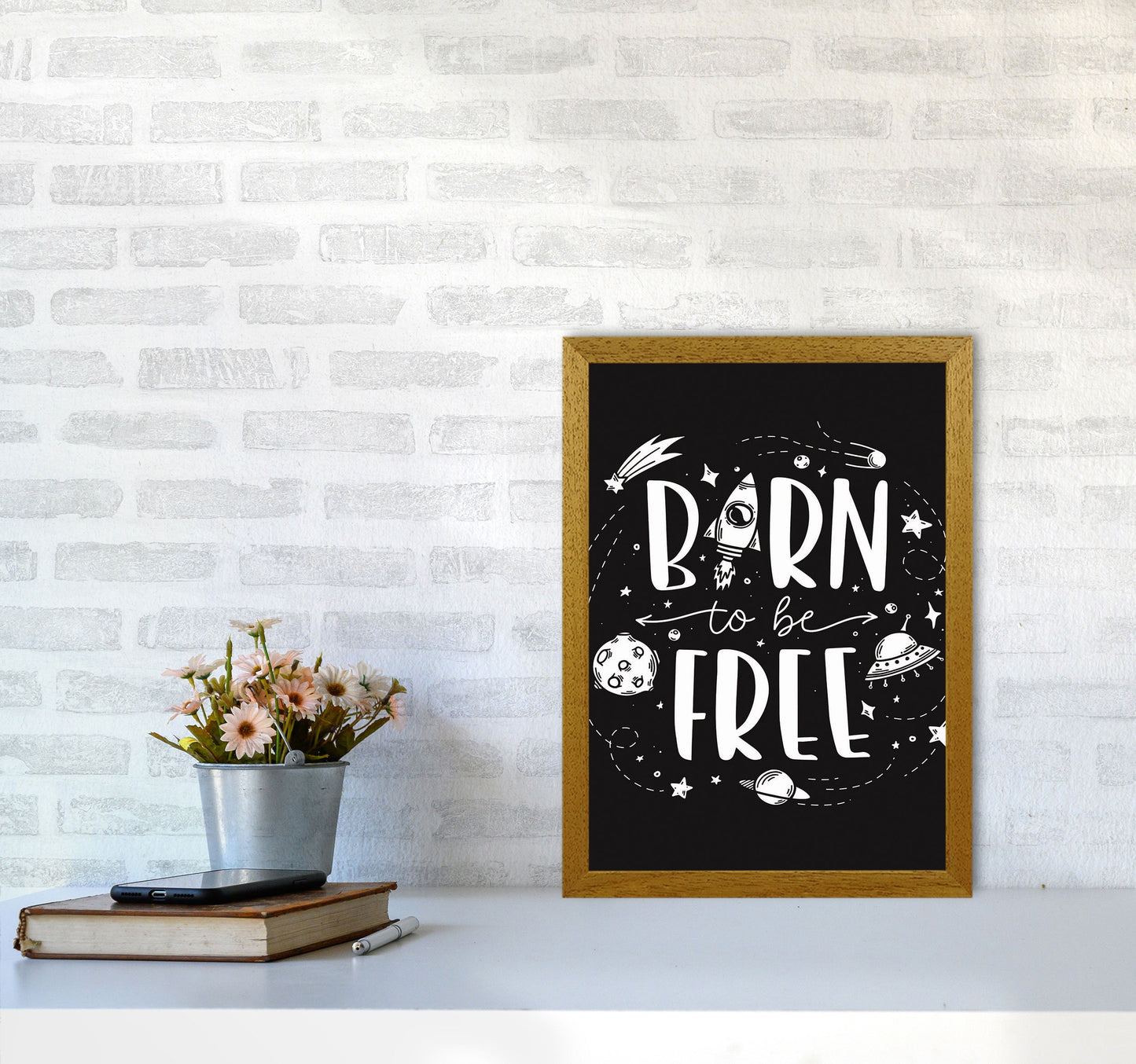 Geboren, um frei zu sein Kunstdruck
