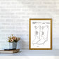 Cowboy Stiefel Patent Kunstdruck