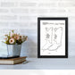 Cowboy Stiefel Patent Kunstdruck