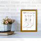 Cowboy Stiefel Patent Kunstdruck