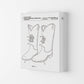Cowboy Stiefel Patent Kunstdruck