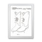 Cowboy Stiefel Patent Kunstdruck