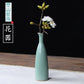 JINGDEZHEN Celadon Vase Chinesische Keramikkunst Dekoration Einfache Lange Blumen Vase Wohnkultur Bone China Vase Blumen Dekoration