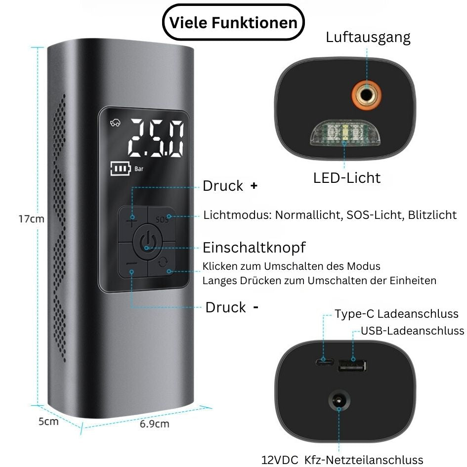 Frendorf | AirGo Mini-Pumpe