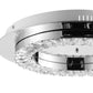 Integrierte Eisen/Kristall Glam LED Deckenleuchte