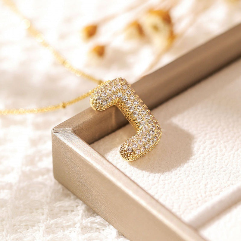 Frendorf | Alphabet-Diamant-Anhänger-Halskette