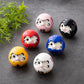 Japanische Keramik Daruma Handwerk Cartoon Glückskatze Glücksornament Landschaft Wohnkultur Zubehör Geschenke Wohnzimmer Dekoration