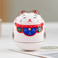 Japanische Keramik Daruma Handwerk Cartoon Glückskatze Glücksornament Landschaft Wohnkultur Zubehör Geschenke Wohnzimmer Dekoration