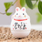 Japanische Keramik Daruma Handwerk Cartoon Glückskatze Glücksornament Landschaft Wohnkultur Zubehör Geschenke Wohnzimmer Dekoration