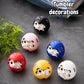 Japanische Keramik Daruma Handwerk Cartoon Glückskatze Glücksornament Landschaft Wohnkultur Zubehör Geschenke Wohnzimmer Dekoration