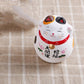 Japanische Keramik Daruma Handwerk Cartoon Glückskatze Glücksornament Landschaft Wohnkultur Zubehör Geschenke Wohnzimmer Dekoration