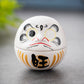 Japanische Keramik Daruma Handwerk Cartoon Glückskatze Glücksornament Landschaft Wohnkultur Zubehör Geschenke Wohnzimmer Dekoration